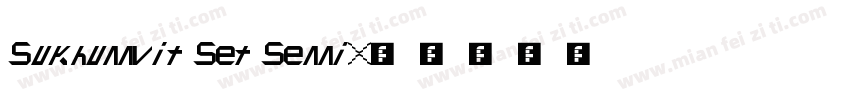 Sukhumvit Set Semi字体转换
